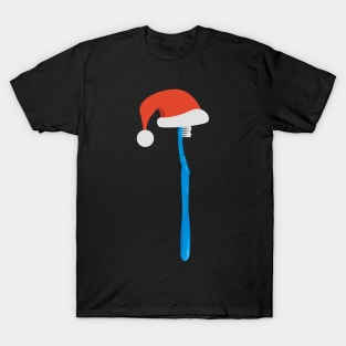 Toothbrush wearing Santa cap! | Merry Christmas | Santa Claus T-Shirt